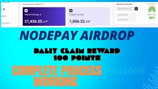 NOdepay Airdrop NOdepay Airdrop Auto Mining NOdepay Airdrop Daily Claim Reward nodepay airdrop [upl. by Cornwall658]