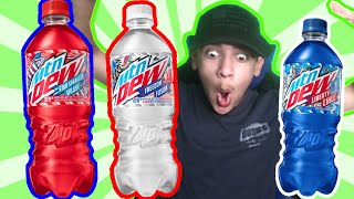 RED WHITE  BLUE MTN DEW REVIEW [upl. by Ettevroc]