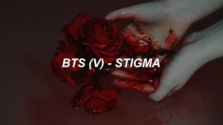 BTS 방탄소년단 V STIGMA Easy Lyrics [upl. by Nagaek]