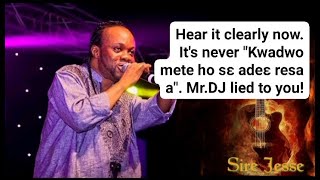 Evidence of What Daddy Lumba Actually said in His Opono Hini Me song [upl. by Zechariah505]