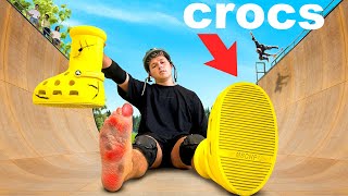 I Tried Extreme Sports in Croc Boots [upl. by Olleina]