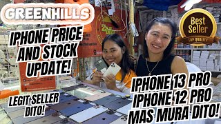 IPHONE PRICE AND STOCK UPDATE DITO SA GREENHILLS IPHONE111213141516 [upl. by Tonkin]