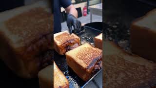 🧀 BBQ Brisket Texas Toast Melt Shorts [upl. by Nicholson537]