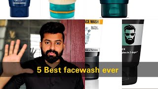 My Face wash List  Personally Used and Tested  Top 5 Face Wash  Tamil  Shadhikazeez [upl. by Atival]