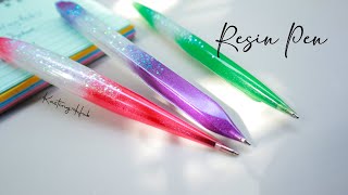 How to Make Resin Pens  Resin Art for Beginners  Epoxy Resin Arts [upl. by Gretal]