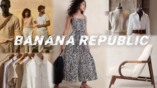 Banana Republic HAUL • NEW 2024  Walk Through NorCal Store  Outfit Inspo ° Accessories ° Home [upl. by Lowenstein]