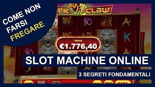 Slot Machine Online i 3 Segreti per Non Farsi Fregare [upl. by Anerahs542]