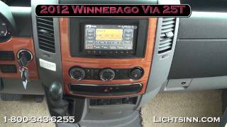 Lichtsinncom  New 2012 Winnebago Via 25T Motor Home Class A  Diesel [upl. by Morita]