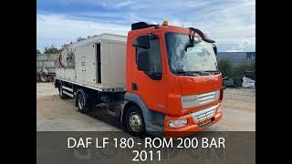 DAF LF 180  ROM 200 BAR [upl. by Ecnerol]