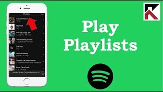 How To Play Your Playlists On Spotify iPhone [upl. by Nahpets]