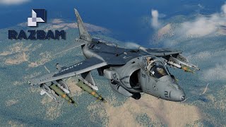 DCS AV8B Harrier Cinematic [upl. by Buffum469]