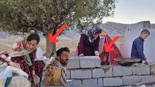 Building a Mud Shelter A Familys Fight Against the Cold [upl. by Terb]