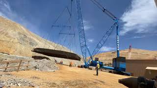 The Lampson TransiLift LTL1100 performing work at a mine in Utah [upl. by Nadbus500]