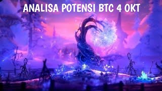 ANALISA POTENSI BTC 4 OKT BBMA [upl. by Karola]