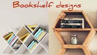 Bookshelf design ideas ll Bookshelf designs ll [upl. by Bolan]