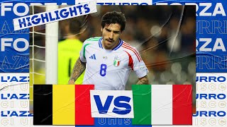 Highlights BelgioItalia 01  Nations League 202425 [upl. by Emmalee]