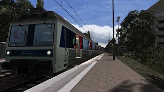 FR Z6400 Transilien ligne Z  Train Simulator 2015 [upl. by Alayne]