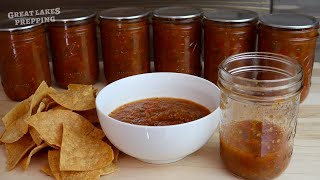 Canning Restaurant Style Salsa  Smooth Salsa Recipe amp Full Canning Process [upl. by Lseil655]