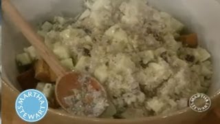 Cornbread Stuffing  Thanksgiving Recipes  Martha Stewart [upl. by Crompton347]