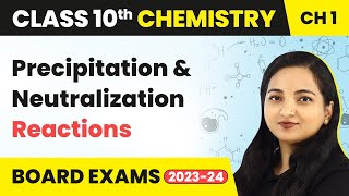 Precipitation amp Neutralization Reactions Chemical Reactions  Class 10 Chemistry Chapter 1 [upl. by Notsla]