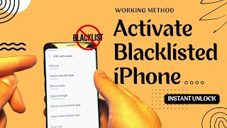 How To Activate Blacklisted iPhone Working Method [upl. by Saidnac763]