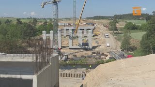 Obwodnica Metropolitalna rośnie w oczach  Tv Tetka Tczew HD [upl. by Drofniw]