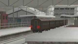 RailSim2バーチャル蔵部駅 26 「舟歌」 [upl. by Llesirg]