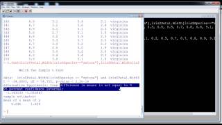 t test two data series with R [upl. by Myrle]