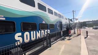 Sounder F59PHI 905 out of Tacoma Dome station [upl. by Laram]