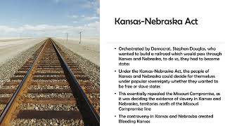 ALEVEL KansasNebraska Act amp Impacts  Topic 3  America A Nation Divided [upl. by Nolrev]