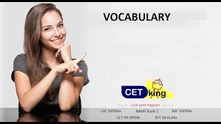 Vocab Synonyms Antonyms tricks shortcuts by Cetking [upl. by Ned648]