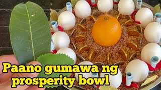 PAMPASWERTE SA TAONG 2024 Paano gumawa ng Prosperity Bowl [upl. by Nnylirak14]