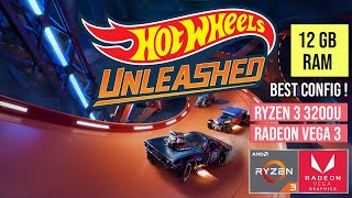 AMD Ryzen 3 3200U Ram 12GB Hot Wheels Unleashed  Best Config [upl. by Eikcuhc]