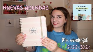 🖍️📝NUEVA AGENDA MR WONDERFUL 20222023📒🖊️ [upl. by Enerak202]