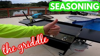 Assemble and Seasoning my new Griddle [upl. by Osswald]