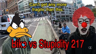 Bike vs Stupidity 217 🤡🦆 [upl. by Lorilyn411]