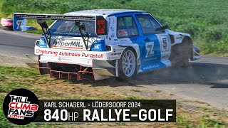 840hp VW Rallye Golf  Karl Schagerl  Lödersdorf 2024 ☆ [upl. by Ettennor]