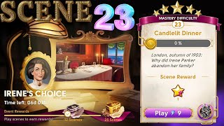 Junes Journey Secrets 5r Scene 23 Candlelit Dinner Word Mode 4K [upl. by Llezom]