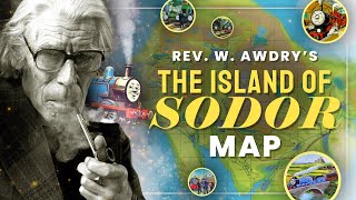 The Rev W Awdrys Island of Sodor Map EXPLAINED — Every Location in The Railway Series [upl. by Suneya]