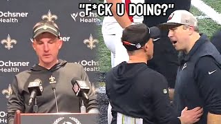 Arthur Smith Loses His Mind On Dennis Allen After Falcons Loss To Saints [upl. by Kcirdor809]