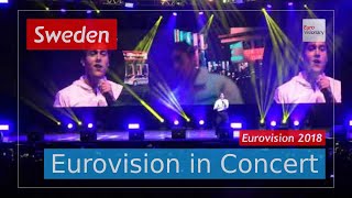 Sweden Eurovision 2018 Live Benjamin Ingrosso  Dance You Off  Eurovision in Concert [upl. by Camellia]