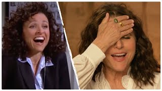 quotITS SUCH A RIDICULOUS SCENEquot Julia LouisDreyfus Reveals Funniest SEINFELD Blooper EVER [upl. by Ahsonek694]