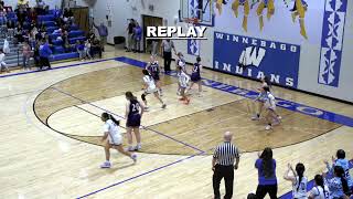 Winnebago Varsity Basketball  Lady Indians vs Hartington NC  January 25 2024 [upl. by Ellen]