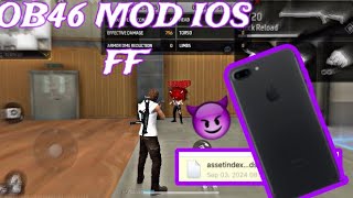 FF MOD IOS😱🤯OB46👺FREE FIRE  IOS [upl. by Youlton]