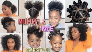 Our MotherDaughter Hairstyles  How I Take Care Of My Toddlers Hair [upl. by Kaine]