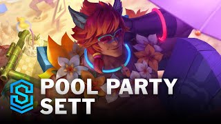 Pool Party Syndra Skin Spotlight  League of Legends [upl. by Adniles]