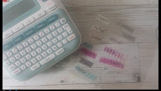 Make Foiled Washi Tape LABELS with ANY Label Printer [upl. by Ydoc]