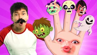 Spooky Halloween Finger Family  Super Mix  Hokie Pokie Kids Videos [upl. by Ettenim744]