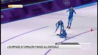 TG BASSANO 21022018  L’OLIMPIADE DI TUMOLERO FINISCE ALL’OSPEDALE [upl. by Anaujnas145]