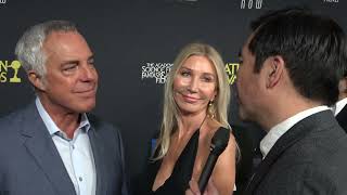 Titus Welliver amp Jose Stemkens  TheWrap 2nd Annual EMMY Party Red Carpet [upl. by Casilda]